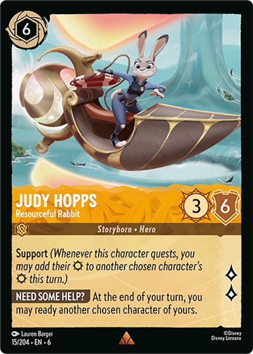 Judy Hopps - Resourceful Rabbit (15/204) [Azurite Sea] | Galaxy Games LLC