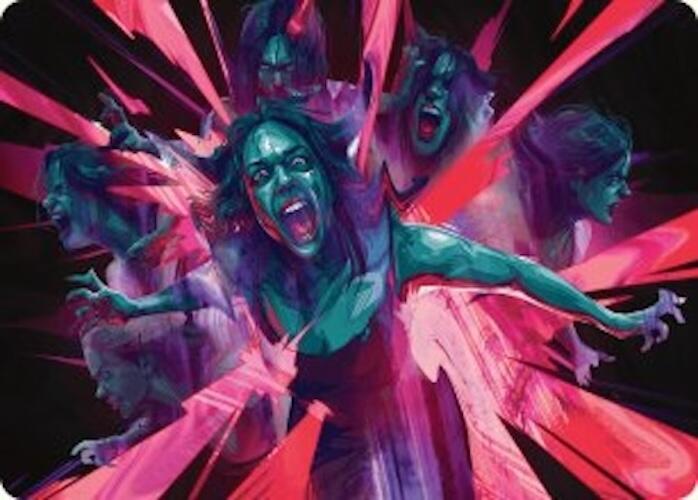 Waltz of Rage Art Card [Duskmourn: House of Horror Art Series] | Galaxy Games LLC