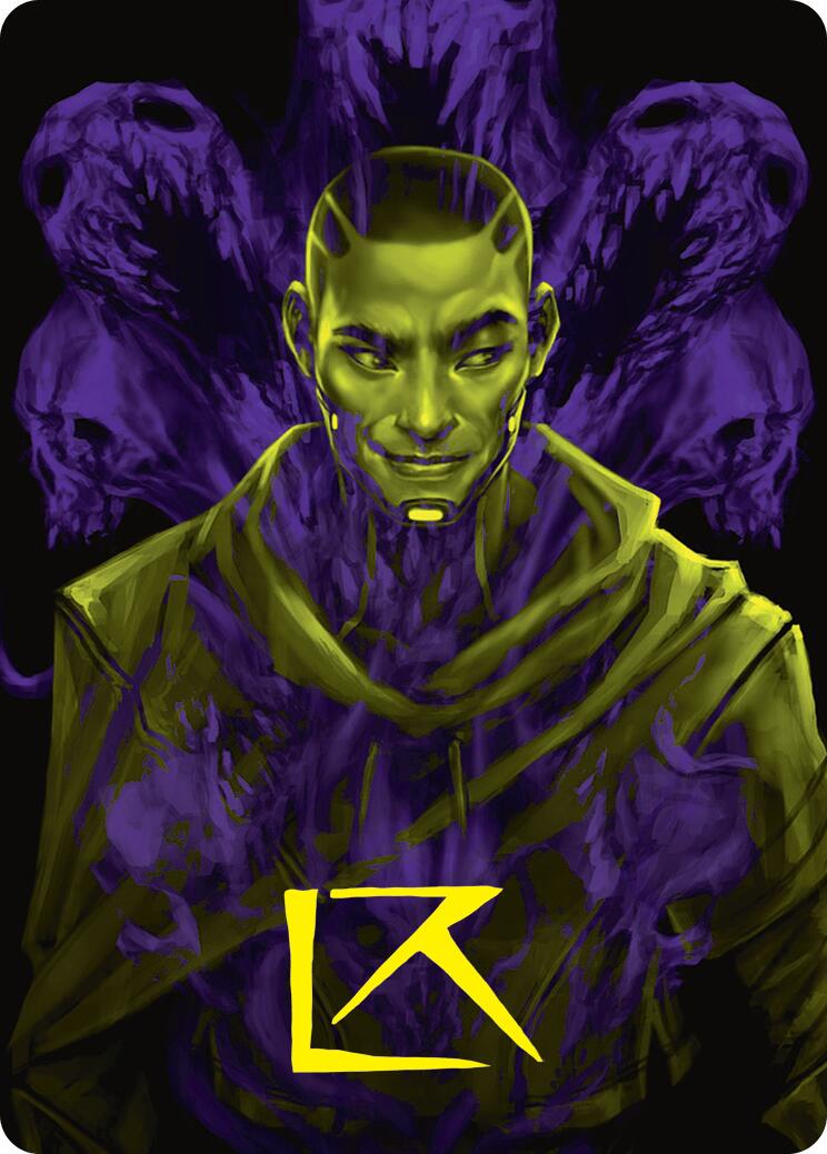 Kaito, Bane of Nightmares Art Card (Gold-Stamped Signature) [Duskmourn: House of Horror Art Series] | Galaxy Games LLC