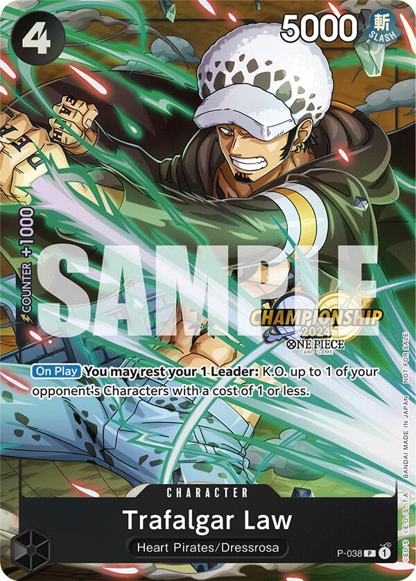 Trafalgar Law (P-038) (CS 2024 Event Pack) [One Piece Promotion Cards] | Galaxy Games LLC