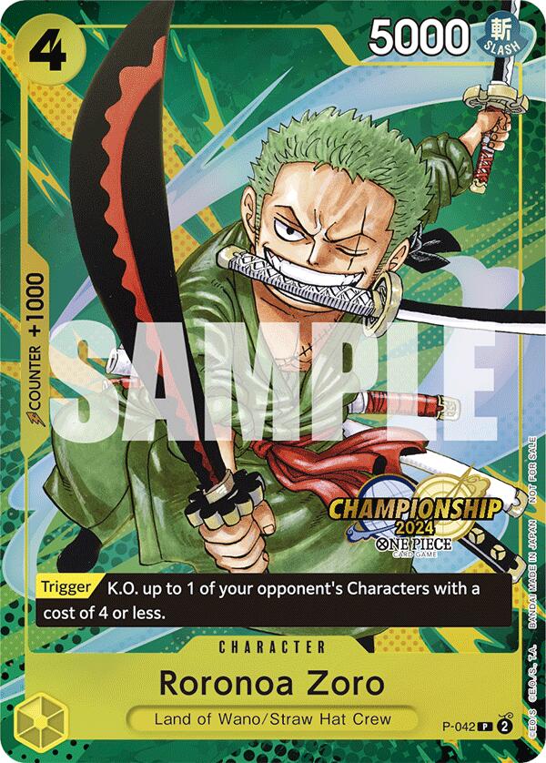 Roronoa Zoro (CS 2024 Event Pack) [One Piece Promotion Cards] | Galaxy Games LLC