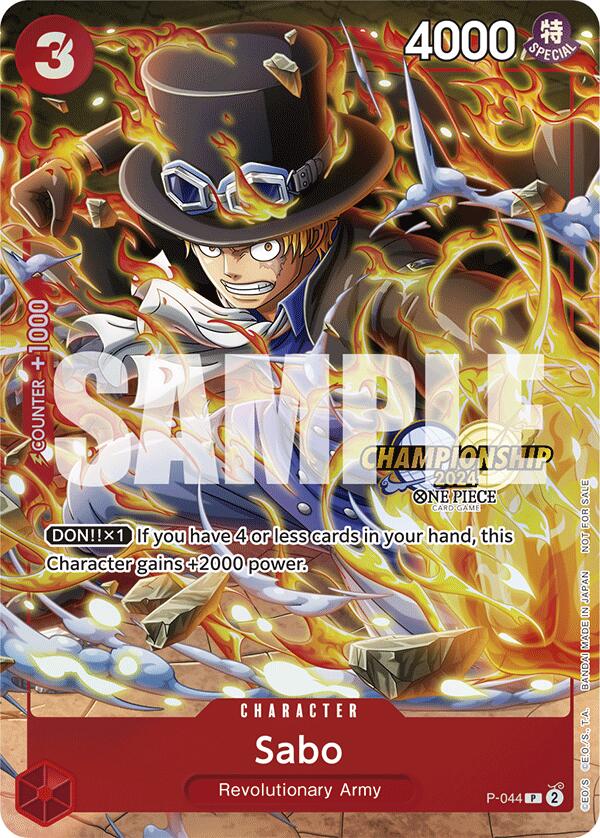 Sabo (CS 2024 Event Pack) [One Piece Promotion Cards] | Galaxy Games LLC