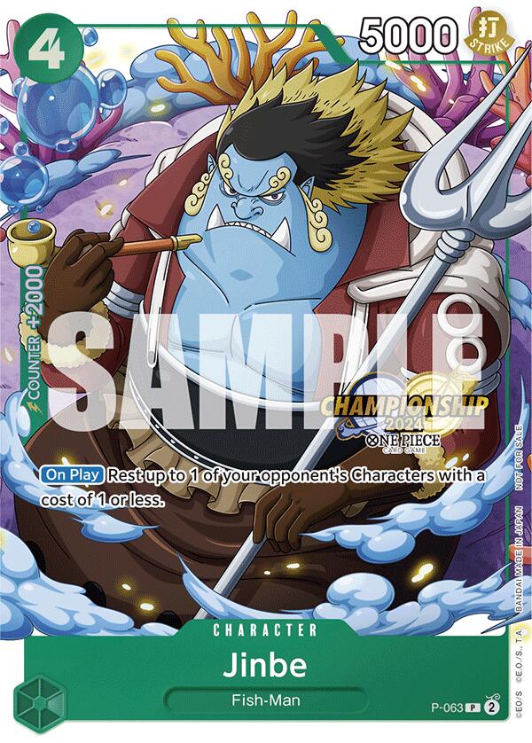 Jinbe (CS 2024 Event Pack) [One Piece Promotion Cards] | Galaxy Games LLC