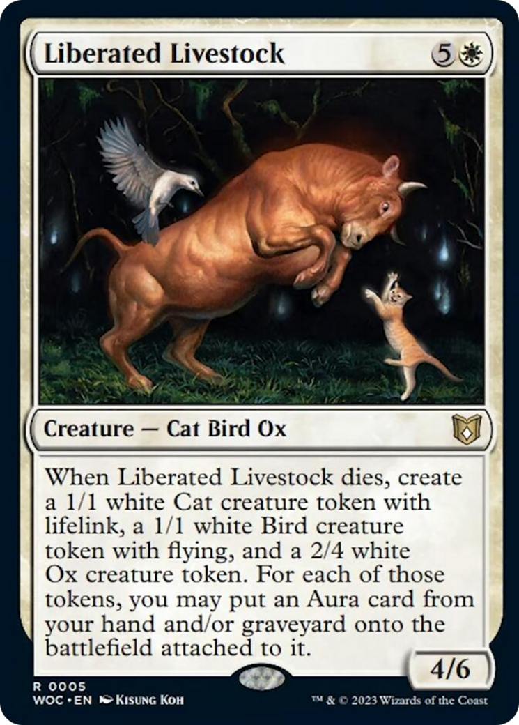 Liberated Livestock [Wilds of Eldraine Commander] | Galaxy Games LLC