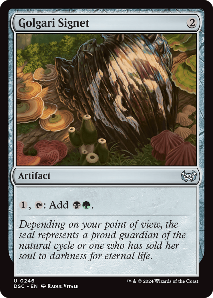 Golgari Signet [Duskmourn: House of Horror Commander] | Galaxy Games LLC