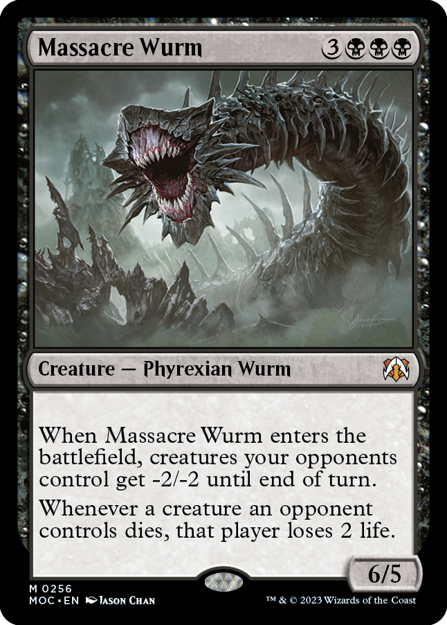 Massacre Wurm [March of the Machine Commander] | Galaxy Games LLC