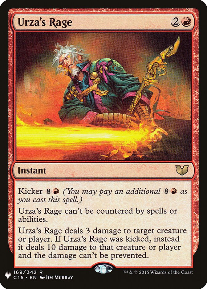 Urza's Rage [The List] | Galaxy Games LLC