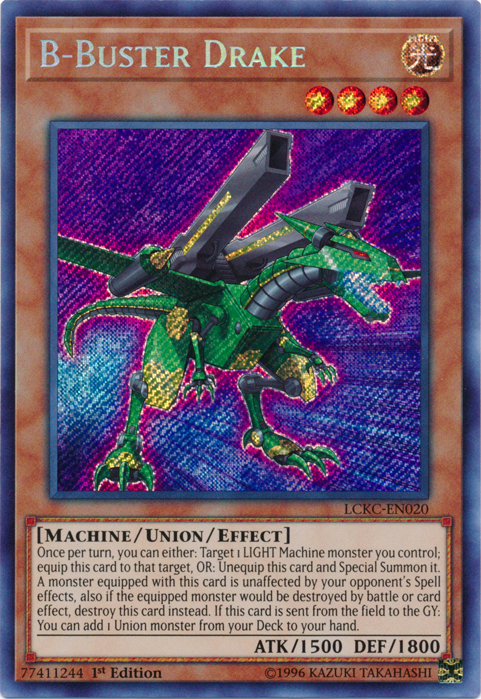 B-Buster Drake [LCKC-EN020] Secret Rare | Galaxy Games LLC