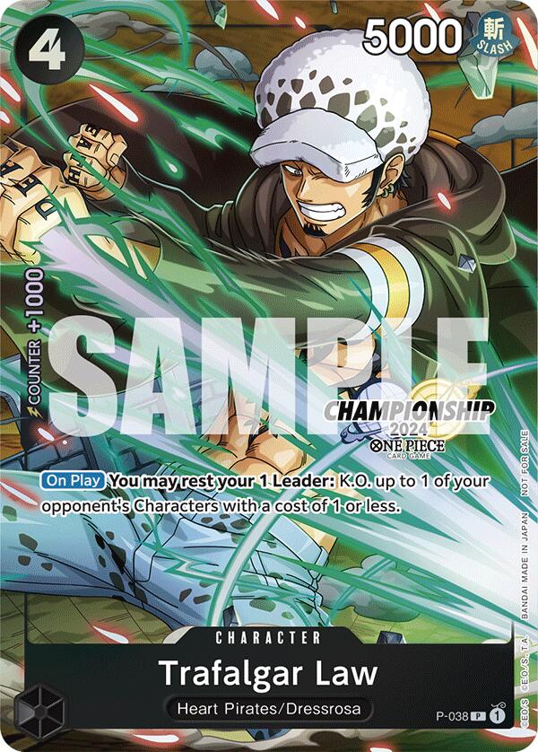 Trafalgar Law (P-038) (CS 2024 Event Pack Finalist) [One Piece Promotion Cards] | Galaxy Games LLC