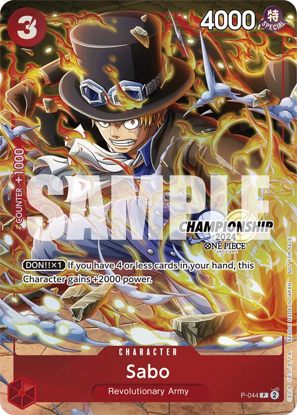 Sabo (CS 2024 Event Pack Finalist) [One Piece Promotion Cards] | Galaxy Games LLC