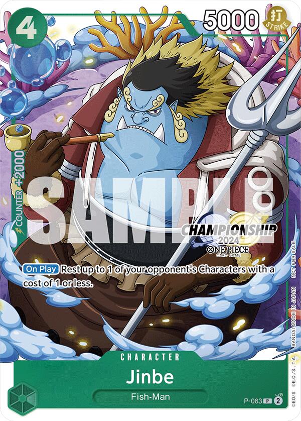 Jinbe (CS 2024 Event Pack Finalist) [One Piece Promotion Cards] | Galaxy Games LLC