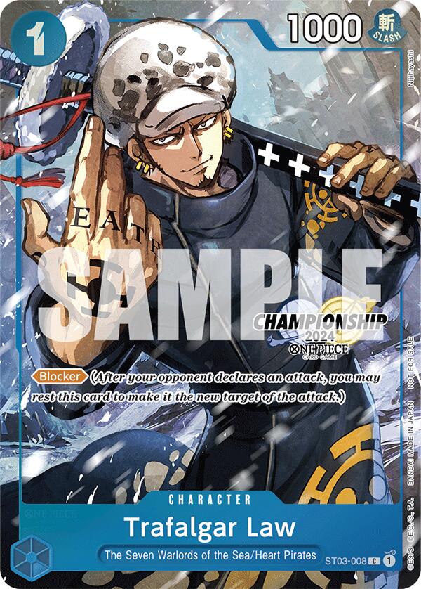 Trafalgar Law (ST03-008) (CS 2024 Event Pack Finalist) [One Piece Promotion Cards] | Galaxy Games LLC