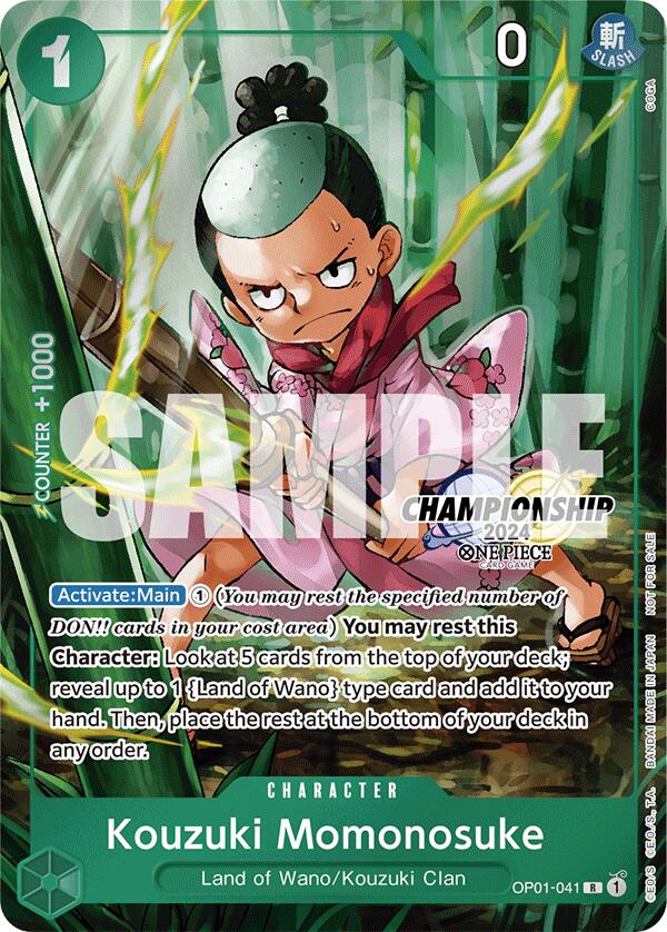 Kouzuki Momonosuke (CS 2024 Celebration Pack) [One Piece Promotion Cards] | Galaxy Games LLC
