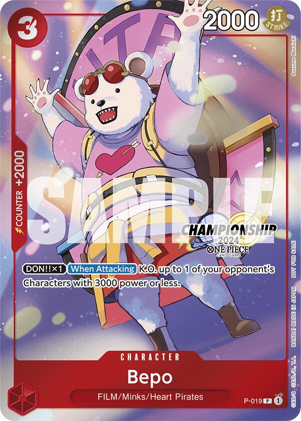 Bepo (CS 2024 Celebration Pack) [One Piece Promotion Cards] | Galaxy Games LLC