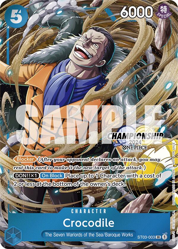Crocodile (CS 2024 Celebration Pack) [One Piece Promotion Cards] | Galaxy Games LLC