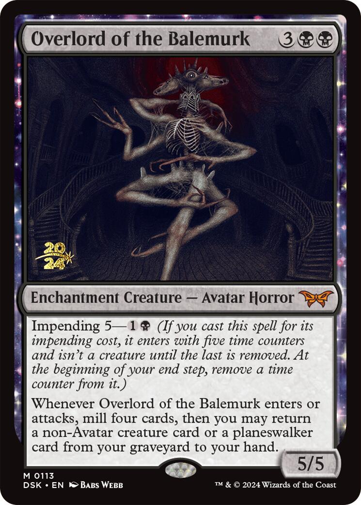 Overlord of the Balemurk [Duskmourn: House of Horror Prerelease Promos] | Galaxy Games LLC