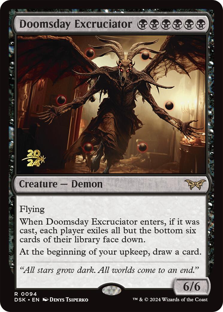 Doomsday Excruciator [Duskmourn: House of Horror Prerelease Promos] | Galaxy Games LLC