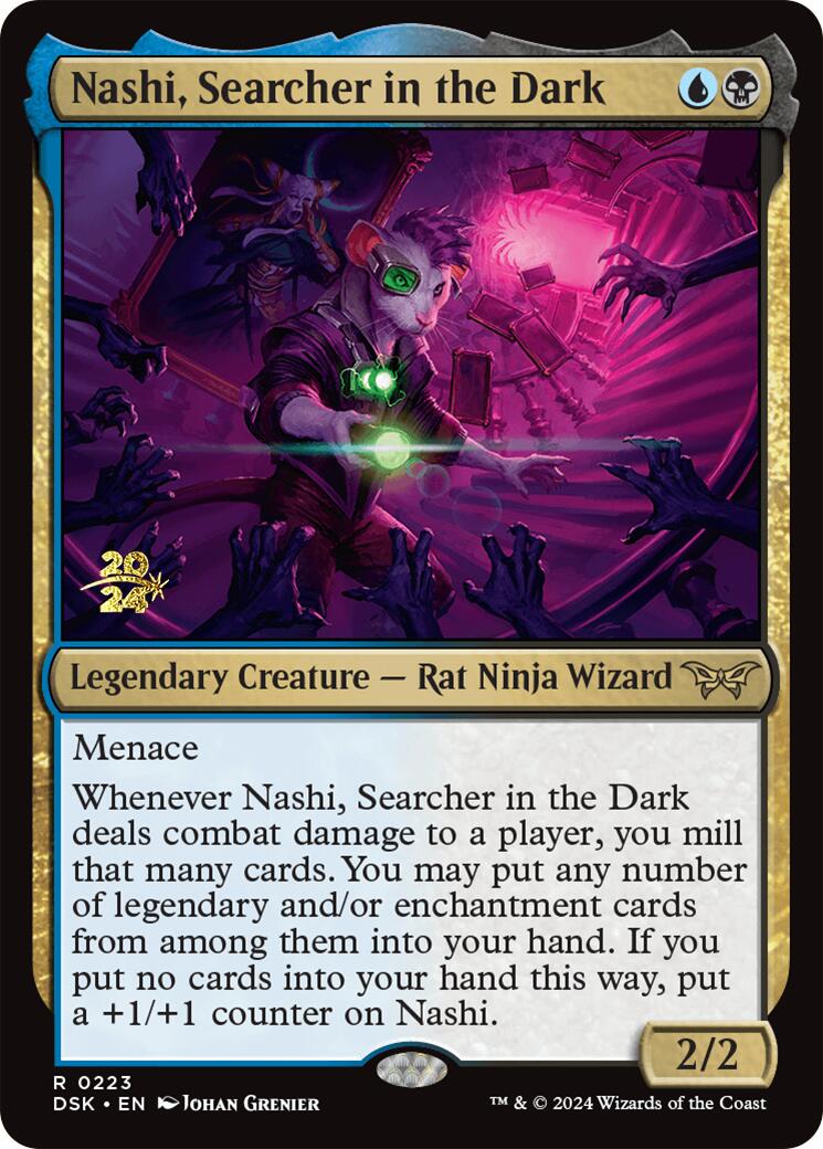 Nashi, Searcher in the Dark [Duskmourn: House of Horror Prerelease Promos] | Galaxy Games LLC