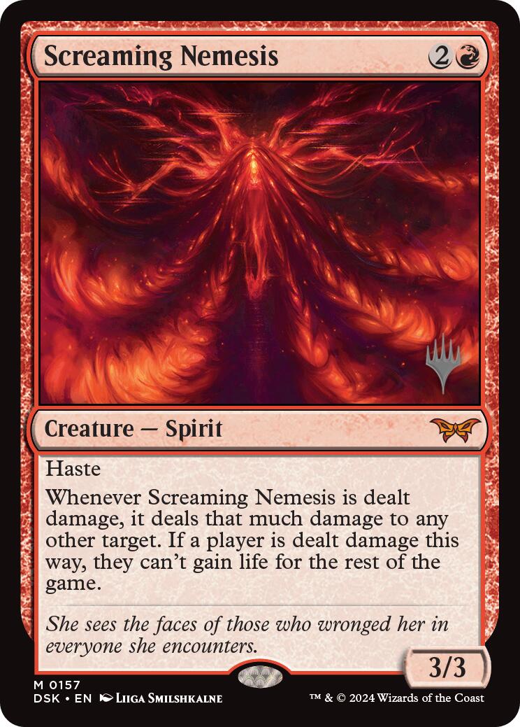 Screaming Nemesis (Promo Pack) [Duskmourn: House of Horror Promos] | Galaxy Games LLC