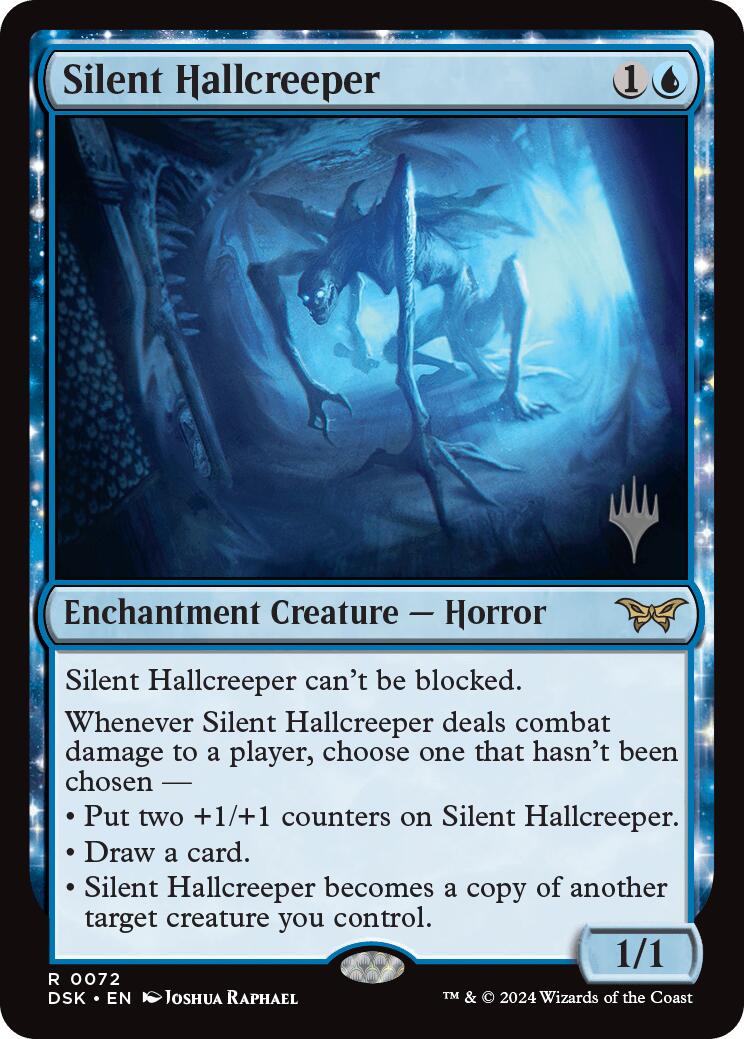 Silent Hallcreeper (Promo Pack) [Duskmourn: House of Horror Promos] | Galaxy Games LLC