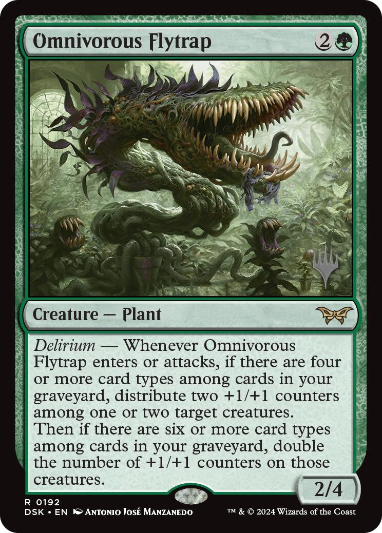 Omnivorous Flytrap (Promo Pack) [Duskmourn: House of Horror Promos] | Galaxy Games LLC