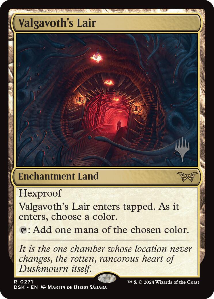 Valgavoth's Lair [Duskmourn: House of Horror Promos] | Galaxy Games LLC