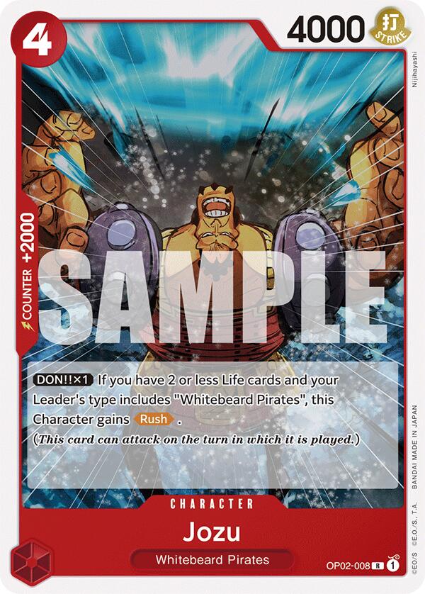 Jozu [Starter Deck: Red Edward.Newgate] | Galaxy Games LLC