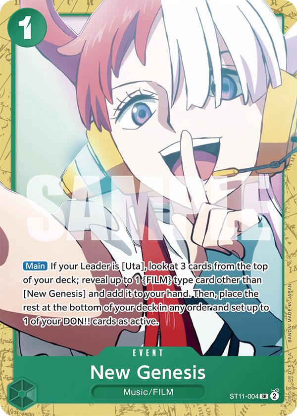 New Genesis [Starter Deck: GREEN Uta] | Galaxy Games LLC