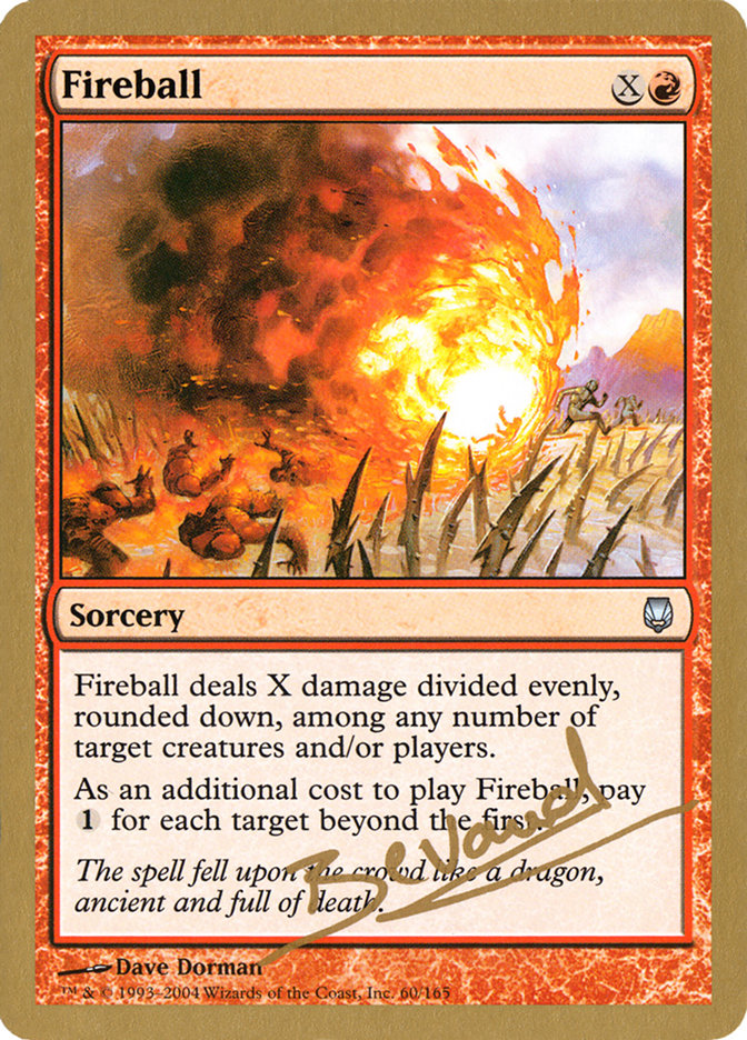 Fireball (Manuel Bevand) [World Championship Decks 2004] | Galaxy Games LLC