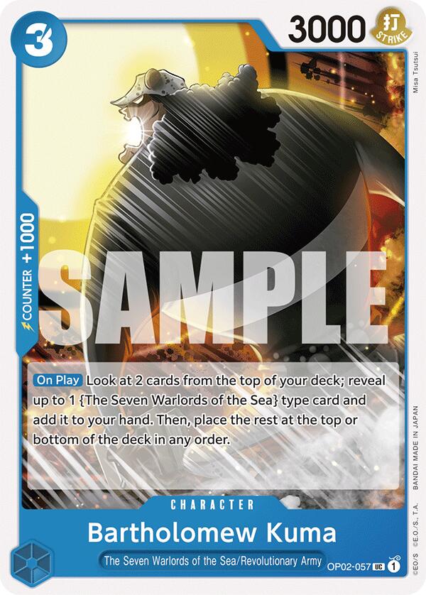 Bartholomew Kuma [Starter Deck: Blue Donquixote Doflamingo] | Galaxy Games LLC