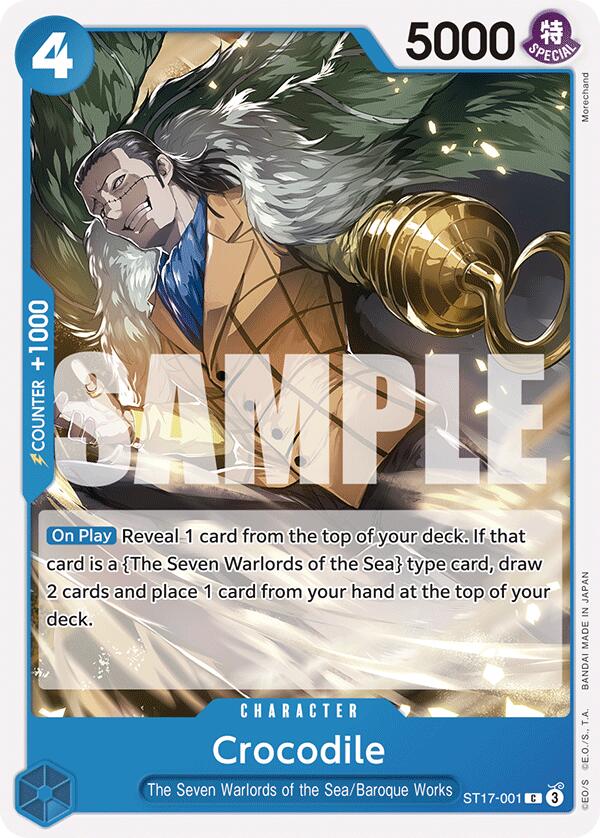 Crocodile [Starter Deck: Blue Donquixote Doflamingo] | Galaxy Games LLC