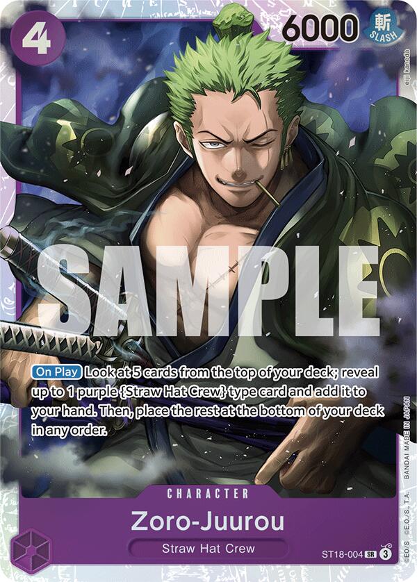 Zoro-Juurou [Starter Deck: Purple Monkey.D.Luffy] | Galaxy Games LLC