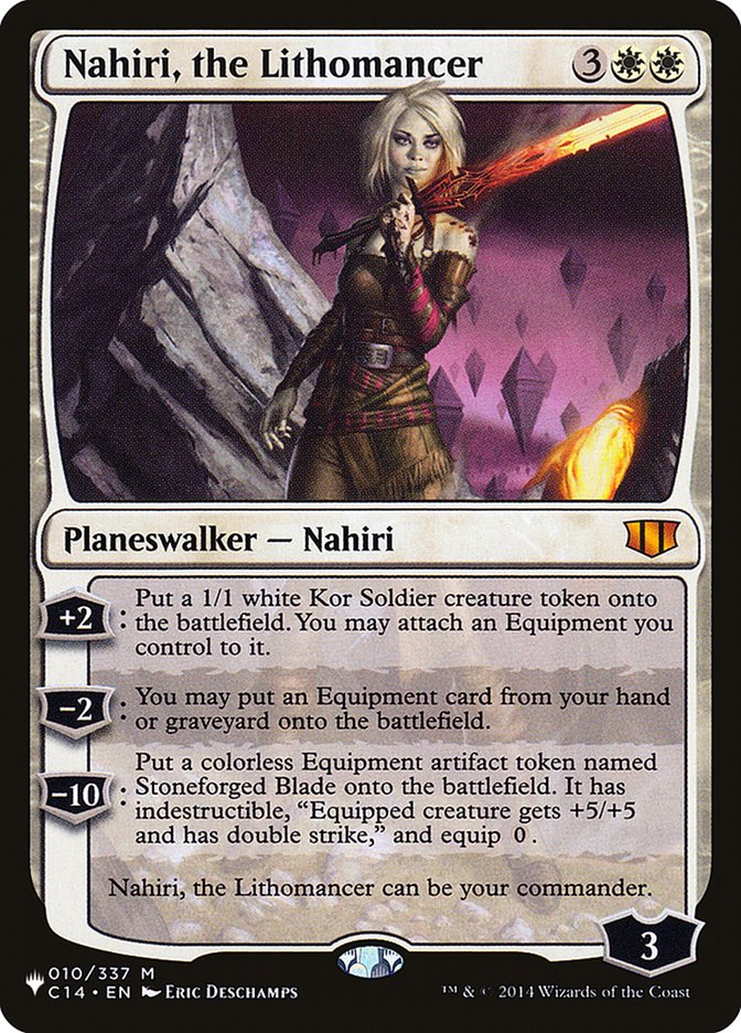 Nahiri, the Lithomancer [The List] | Galaxy Games LLC