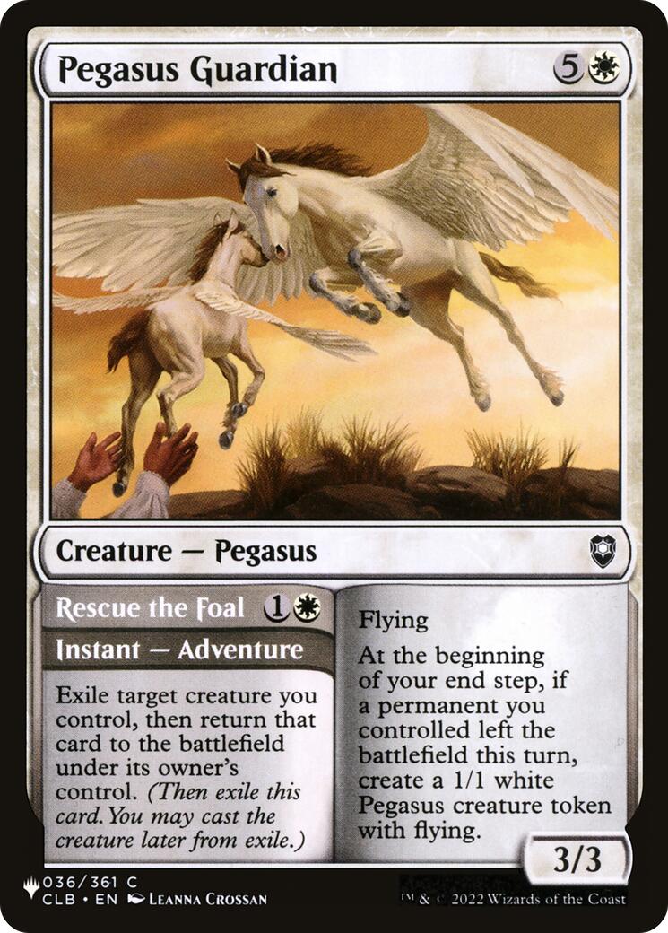 Pegasus Guardian [The List] | Galaxy Games LLC