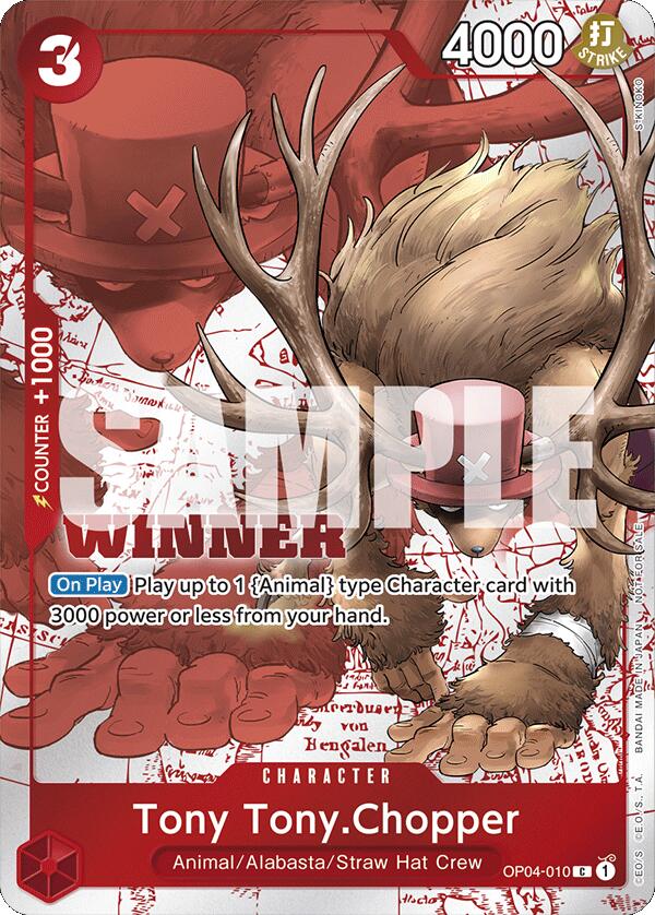 Tony Tony.Chopper (Winner Pack 2024 Oct.-Dec.) [One Piece Promotion Cards] | Galaxy Games LLC