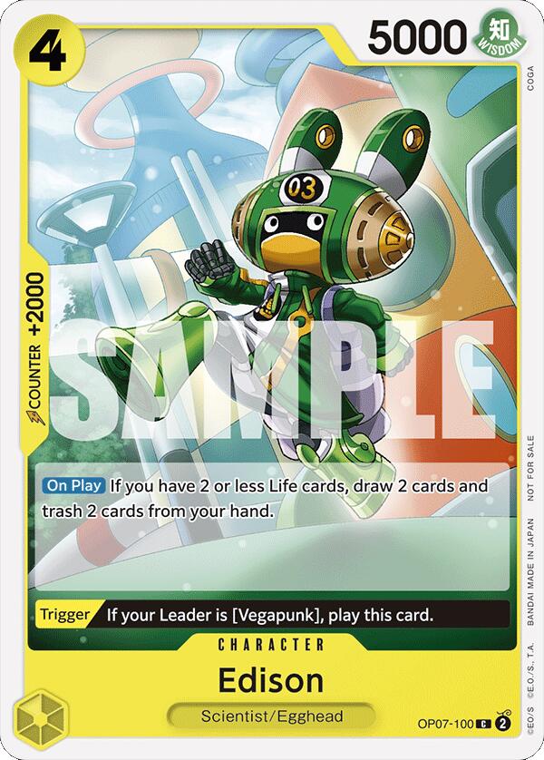Edison (Tournament Pack 2024 Oct.-Dec.) [One Piece Promotion Cards] | Galaxy Games LLC