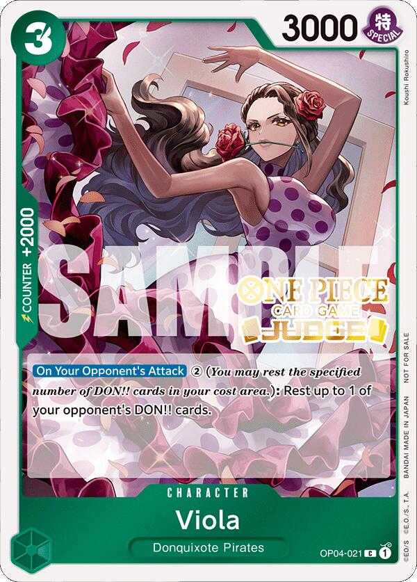 Viola (Judge Pack Vol. 4) [One Piece Promotion Cards] | Galaxy Games LLC