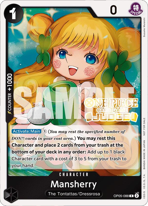 Mansherry (Judge Pack Vol. 4) [One Piece Promotion Cards] | Galaxy Games LLC