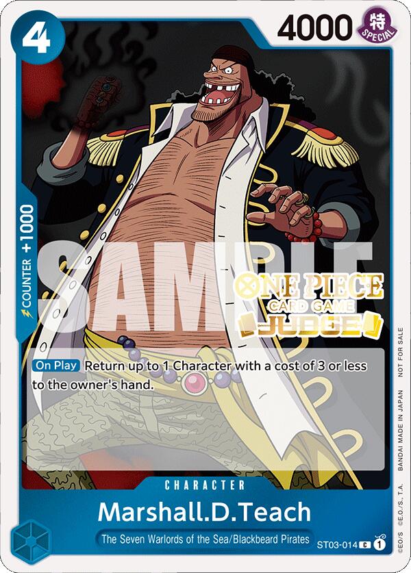 Marshall.D.Teach (Judge Pack Vol. 4) [One Piece Promotion Cards] | Galaxy Games LLC