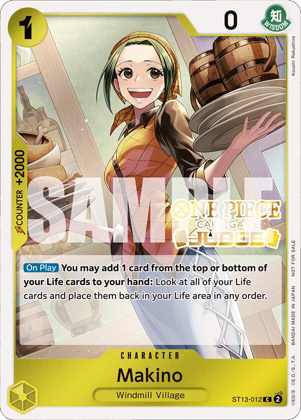 Makino (Judge Pack Vol. 4) [One Piece Promotion Cards] | Galaxy Games LLC