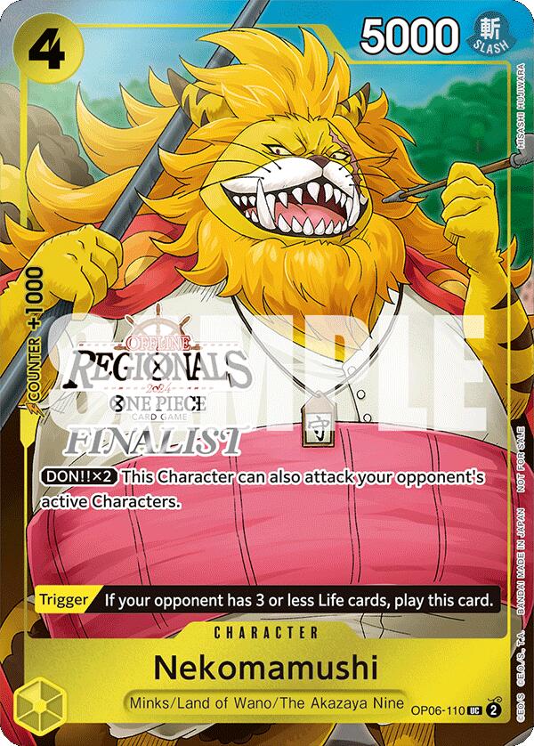Nekomamushi (Offline Regional 2024 Vol. 3) [Finalist] [One Piece Promotion Cards] | Galaxy Games LLC