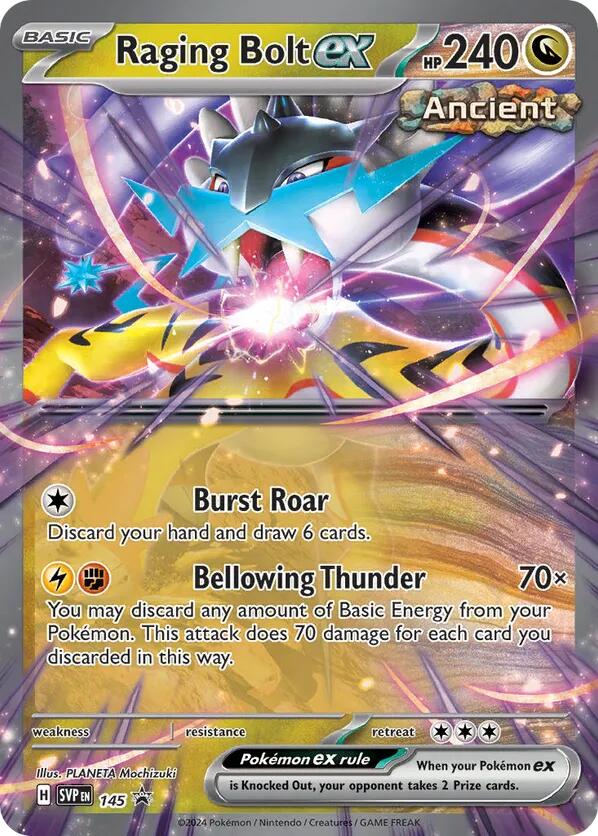 Raging Bolt ex (145) [Scarlet & Violet: Black Star Promos] | Galaxy Games LLC