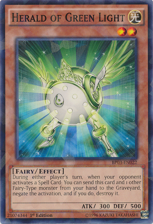 Herald of Green Light [BP03-EN022] Shatterfoil Rare | Galaxy Games LLC