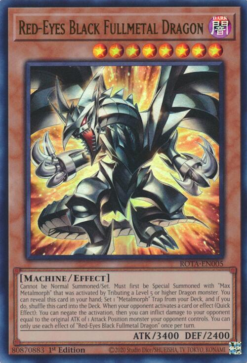 Red-Eyes Black Fullmetal Dragon [ROTA-EN005] Ultra Rare | Galaxy Games LLC