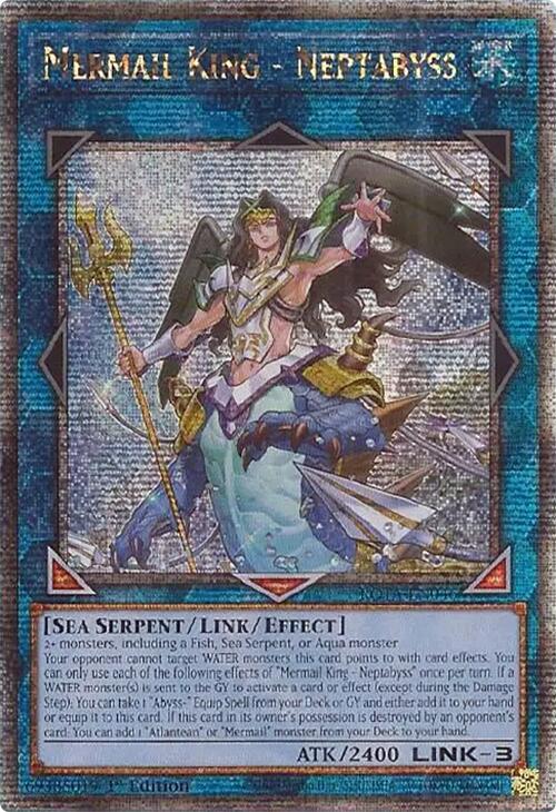 Mermail King - Neptabyss (Quarter Century Secret Rare) [ROTA-EN046] Quarter Century Secret Rare | Galaxy Games LLC