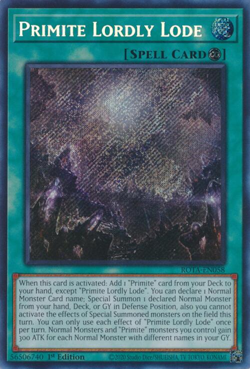 Primite Lordly Lode [ROTA-EN058] Secret Rare | Galaxy Games LLC