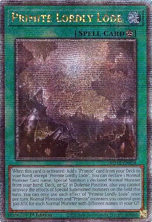 Primite Lordly Lode (Quarter Century Secret Rare) [ROTA-EN058] Quarter Century Secret Rare | Galaxy Games LLC