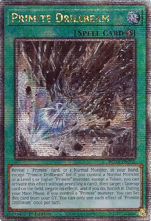 Primite Drillbeam (Quarter Century Secret Rare) [ROTA-EN060] Quarter Century Secret Rare | Galaxy Games LLC