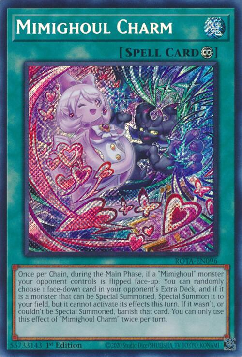 Mimighoul Charm [ROTA-EN096] Secret Rare | Galaxy Games LLC