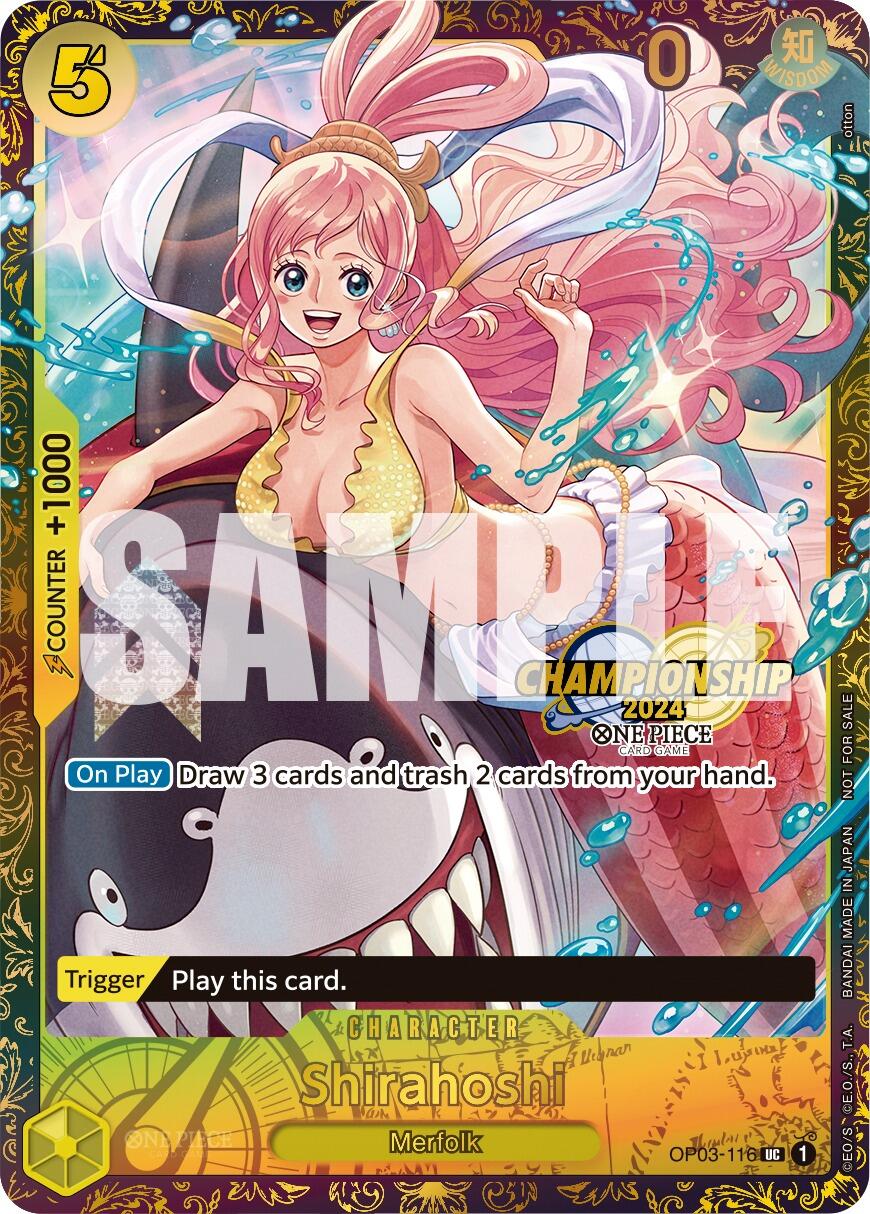Shirahoshi (October Championship 2024 Online Regional) [One Piece Promotion Cards] | Galaxy Games LLC